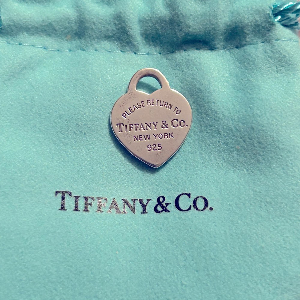 Tiffany and Co. heart tag.